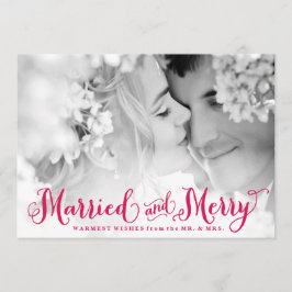 Gehuwd rood en de Vrolijke Kerstkaart van het Pas