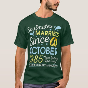 Gehuwd sinds oktober 1985. t-shirt