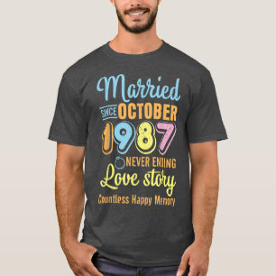 Gehuwd sinds oktober 1987: Nooit einde aan liefdes T-shirt