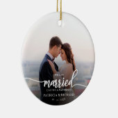 Gehuwd tijdens een pandemische foto met legant scr keramisch ornament (Rechts)