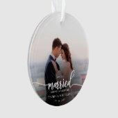 Gehuwd tijdens een pandemische foto met legant scr ornament (voorkant)