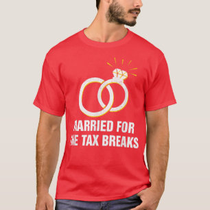 Gehuwd voor de Humor Ta Breaks Funny Wedding T-shirt
