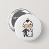 Gehuwde Button krijgen (Voorkant /achterkant)