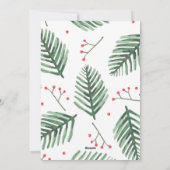 Gehuwde en heldere Pas getrouwd met kerstmis Feestdagenkaart (Achterkant)