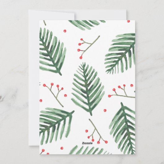 Gehuwde en heldere Pas getrouwd met kerstmis Feestdagenkaart (Achterkant)