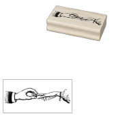  gehuwde handschoenen Rubber Art Stamp Rubberstempel (Gestempeld)