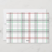 Gehuwde, heldere foto-Pas getrouwd met kerstmis Feestdagenkaart (Achterkant)