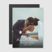 Gehuwde kerstPas getrouwd (Voorkant / Achterkant)