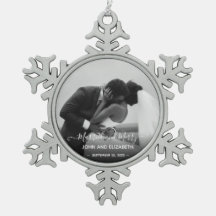 Gehuwde Merry Passen getrouwd Black White Foto