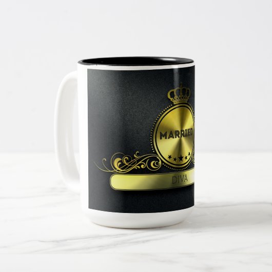 Gehuwde mok voor verkoop. (Voorkant links)