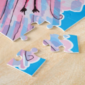 Gehydrateerde Flamingo Legpuzzel (Zijkant)