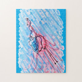 Gehydrateerde Flamingo Legpuzzel