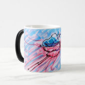 Gehydrateerde Flamingo Magische Mok (Voorkant links)