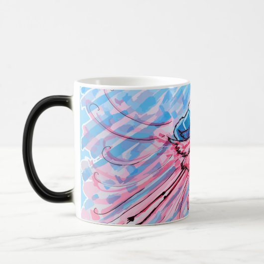 Gehydrateerde Flamingo Magische Mok (Links)