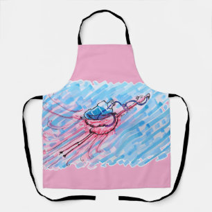 Gehydrateerde Flamingo Schort