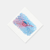 Gehydrateerde Flamingo Servet (Hoek)