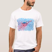 Gehydrateerde Flamingo T-shirt (Voorkant)