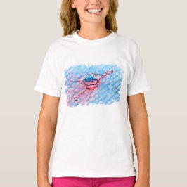 Gehydrateerde Flamingo T-shirt