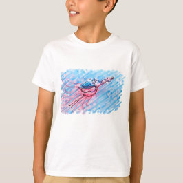 Gehydrateerde Flamingo T-shirt