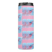 Gehydrateerde Flamingo Thermosbeker (Achterkant)