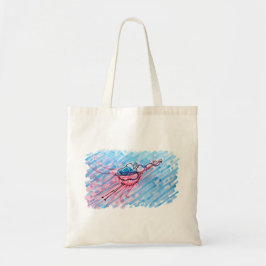 Gehydrateerde Flamingo Tote Bag