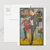 Gehypnotiseerd door de kapitein van Puppet Briefkaart (Voorkant / Achterkant)
