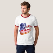 Gehypnotiseerd - slaat de Cupcake-hond weg! T-shirt (Voorkant volledig)