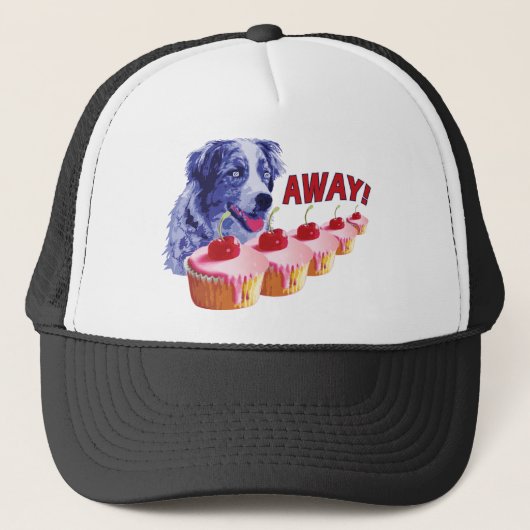 Gehypnotiseerd - slaat de Cupcake-hond weg! Trucker Pet (Voorkant)