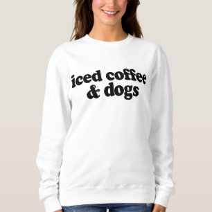 Geïceerde koffie en honden trui