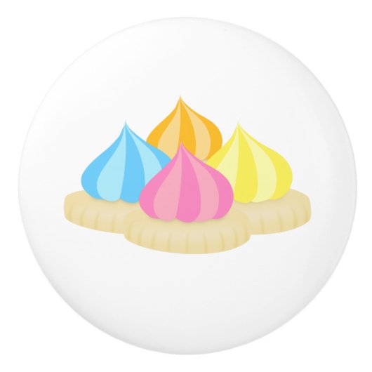 Geïceerde Pareltjes Keramische Knop (Voorkant)