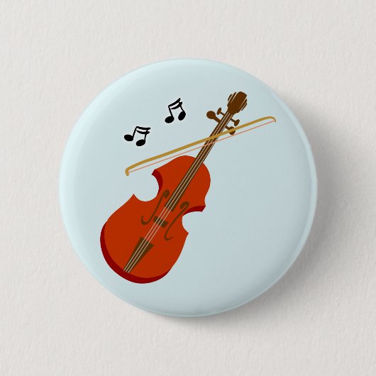 Geige Violine violine Ronde Button 5,7 Cm (Voorkant)
