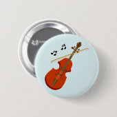 Geige Violine violine Ronde Button 5,7 Cm (Voorkant /achterkant)