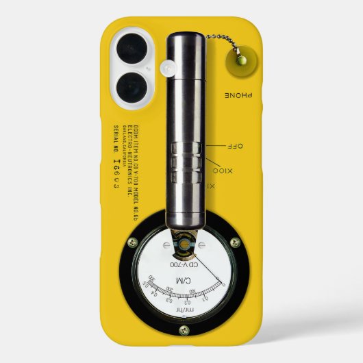 Geiger Counter CD V-700 Case-Mate iPhone Case (Achterkant)