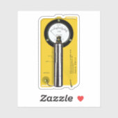 Geiger Counter CD V-700 Sticker (Vel)