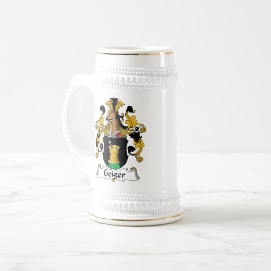 Geiger Family Crest Bierpul (Voorkant links)