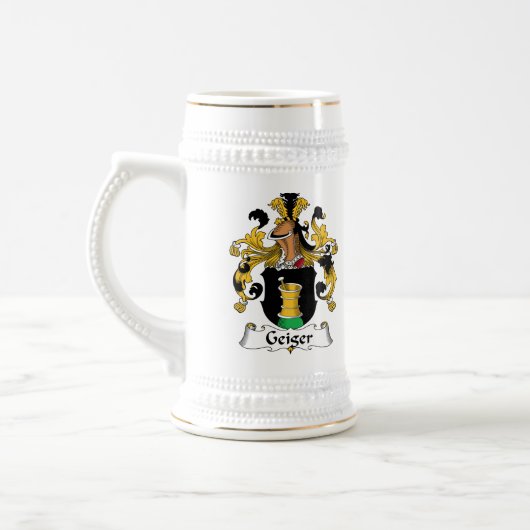 Geiger Family Crest Bierpul (Links)