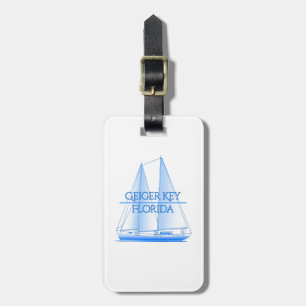 Geiger Key Kustkust Nautical Sailor Bagagelabel