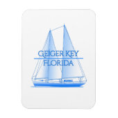 Geiger Key Kustkust Nautical Sailor Magneet (Verticaal)