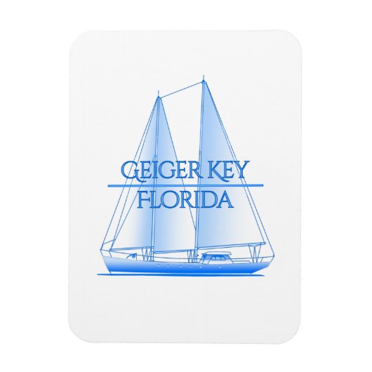 Geiger Key Kustkust Nautical Sailor Magneet (Verticaal)