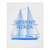 Geiger Key Kustkust Nautical Sailor Perfect Poster (Voorkant)