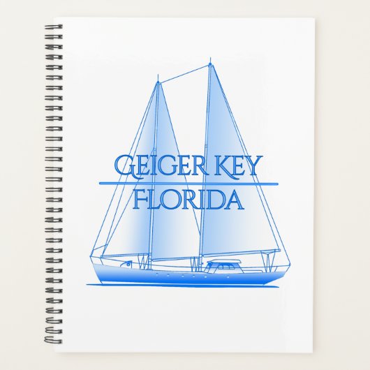 Geiger Key Kustkust Nautical Sailor Planner (Voorkant)