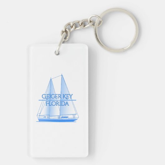 Geiger Key Kustkust Nautical Sailor Sleutelhanger (achterkant)