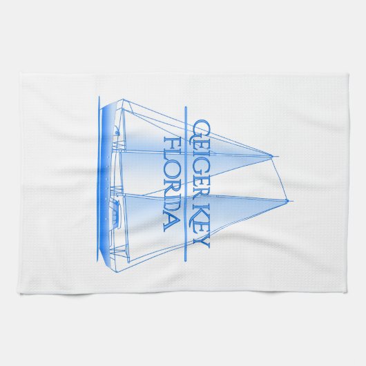 Geiger Key Kustkust Nautical Sailor Theedoek (Horizontaal)