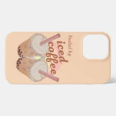 geijkte koffie, cadeau van geijkte koffieliefhebbe iPhone hoesje (Achterkant horizontaal)