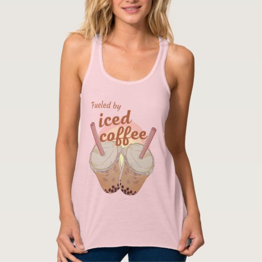 geijkte koffie, cadeau van geijkte koffieliefhebbe tanktop (Voorkant)