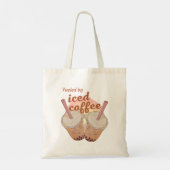 geijkte koffie, cadeau van geijkte koffieliefhebbe tote bag (Achterkant)