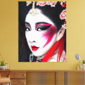 Geiko Canvas Print (Insitu (Woonkamer))