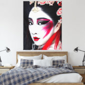 Geiko Canvas Print (Insitu (Slaapkamer))