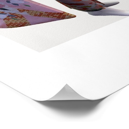 Geiko in de lente poster (Hoek)