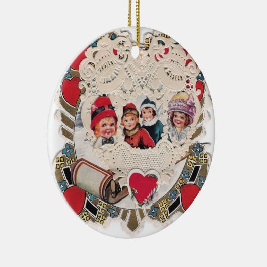  geïllustreerd Afbeelding Keramisch Ornament (Rechts)